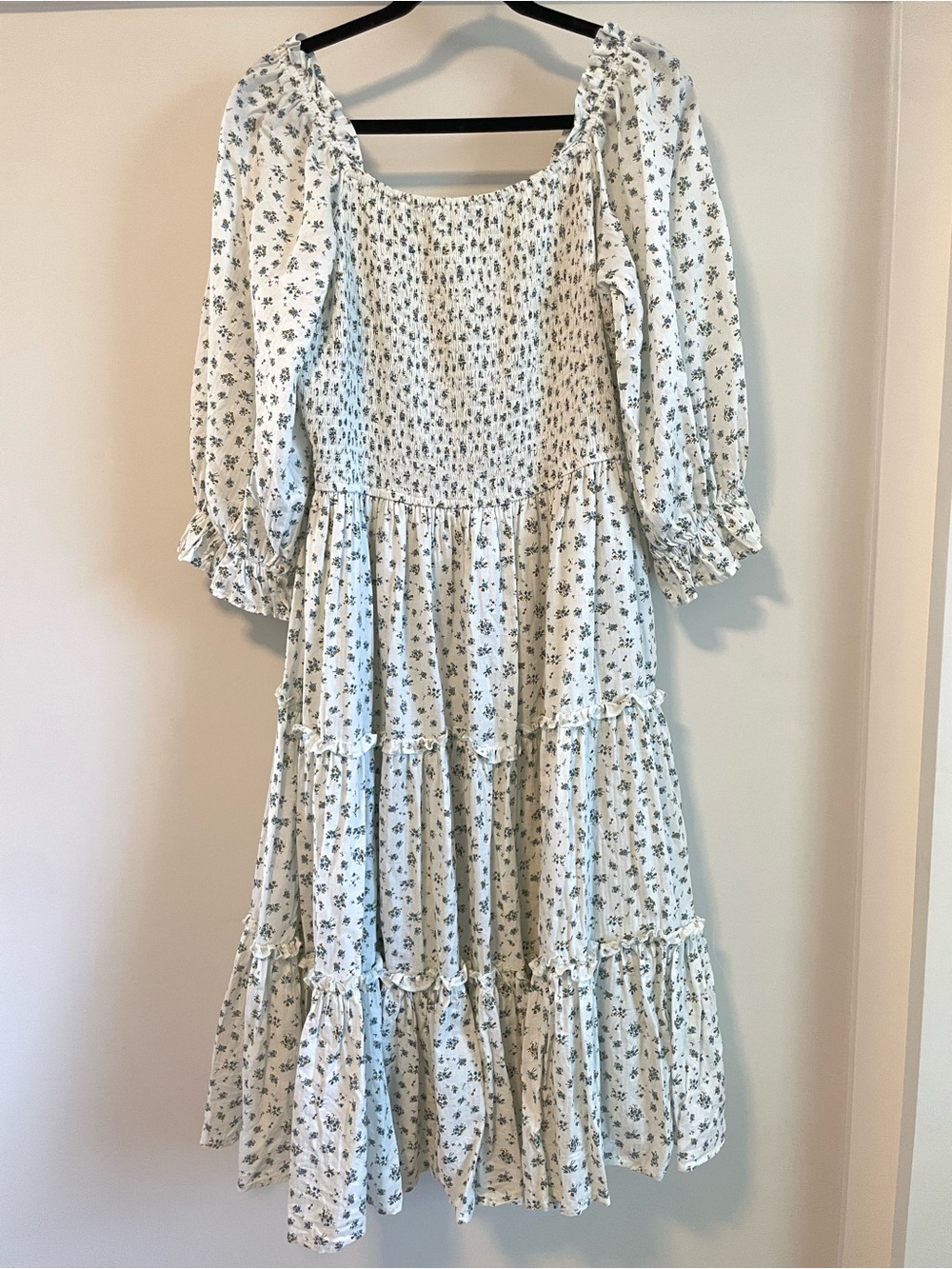 Ivy City Co White Midi Dress with Floral Print - Picture 6 of 10